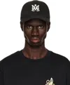 Amiri Ma Icon Embroidered Baseball Cap In Black