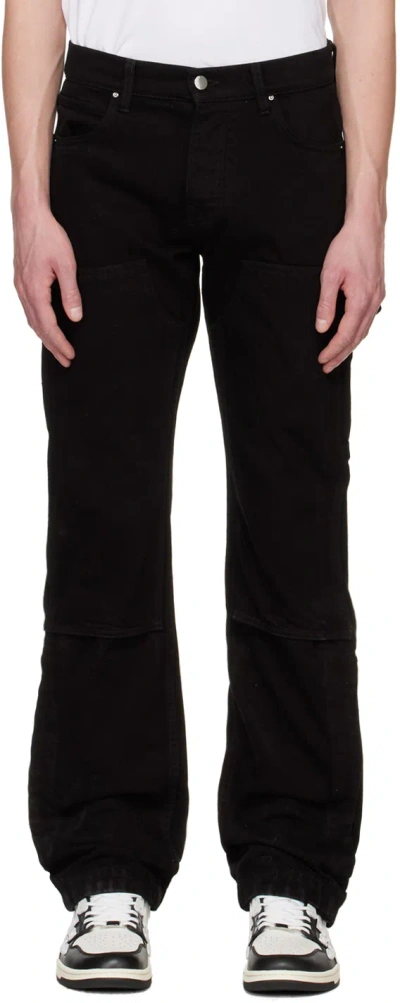 Amiri Carpenter Jean In Black Od-14 oz Itali