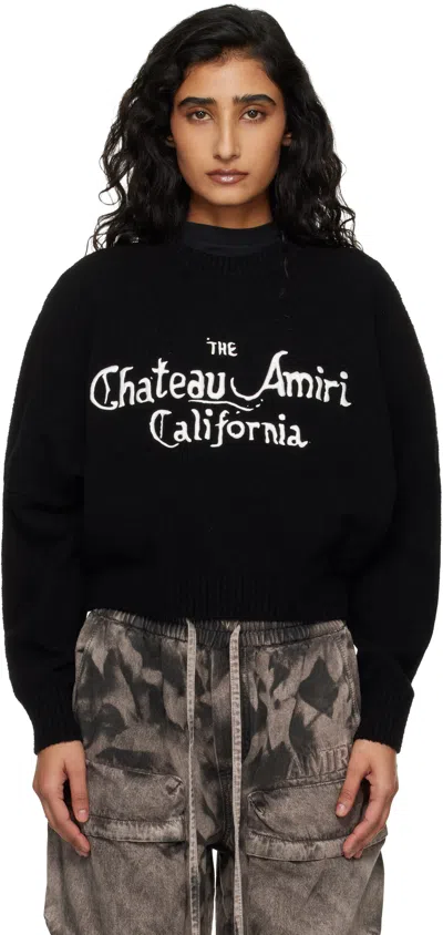 Amiri Black Chateau '' Sweater