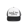 Amiri Black And White Cotton Baseball Cap In Black