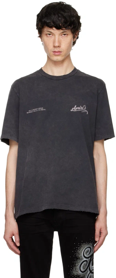 Amiri Cinemas Vintage T-shirt In Black