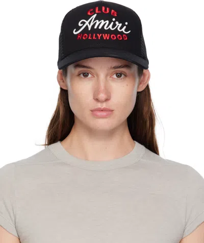 AMIRI BLACK 'CLUB AMIRI' CAP