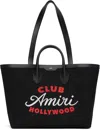 Amiri Black 'club ' Tote In Black