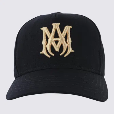 Amiri Black Cotton Baseball Cap