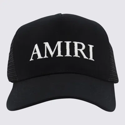 Amiri Black Cotton Baseball Hat