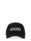 Amiri Black Cotton Baseball Hat