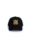 Amiri Black Ma Canvas Cap In Black