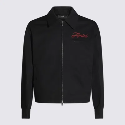 AMIRI BLACK COTTON CASUAL JACKET