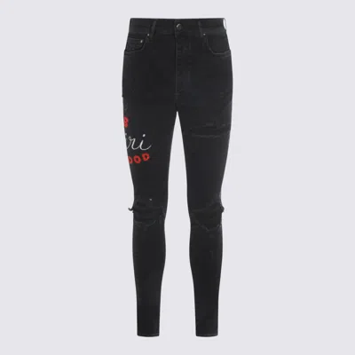 AMIRI AMIRI BLACK COTTON DENIM JEANS