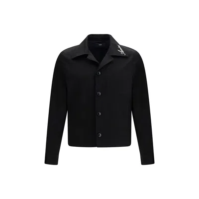 Amiri Black Cotton Full-length Jacket