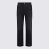 Amiri Straight Trousers With Five Pockets And Belt Loops In Black