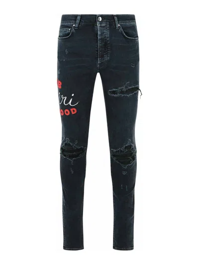 Amiri Black Cotton Jeans