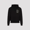 Amiri Resort Club Letter-printed Hooded Hooded Hoodie In Black