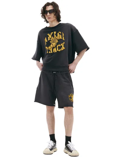 Amiri Black Cotton Shorts