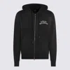 Amiri Felpa In Cotone Ardesia  Uomo In Black