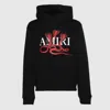 Amiri Man Sweatshirt Black Size L Cotton