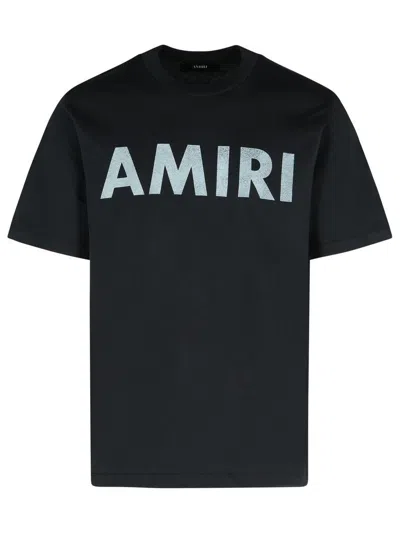 AMIRI AMIRI BLACK COTTON T-SHIRT