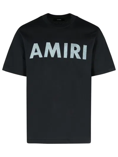 AMIRI AMIRI BLACK COTTON T-SHIRT