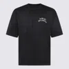 Amiri Hollywood Graphic Oversized T-shirt With Ribbed Crew Neck In Black