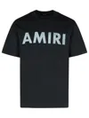 Amiri Logoed T-shirt In Black