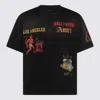 Amiri Crew Neck Graphic Print Relaxed Fit In Black
