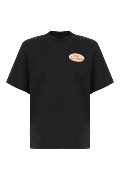 Amiri Men's Station Patch T-shirt In Black
