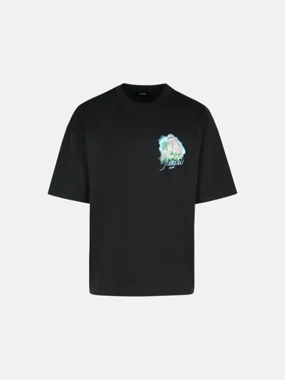 Amiri Black Cotton T-shirt