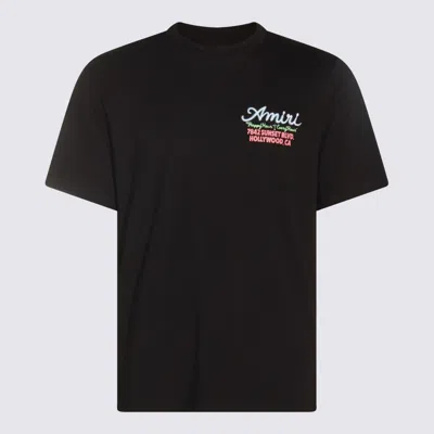 AMIRI BLACK COTTON T-SHIRT