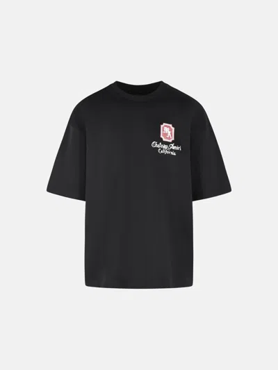 Amiri Black Cotton T-shirt