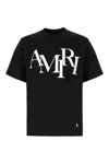 Amiri Logo T-shirt In Black