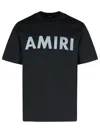 Amiri Logoed T-shirt In Black