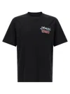 Amiri Mens Neon Lights Graphic-print Cotton T-shirt Black Xl In Black