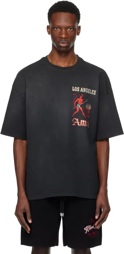 AMIRI BLACK CRYSTAL SINNERS T-SHIRT