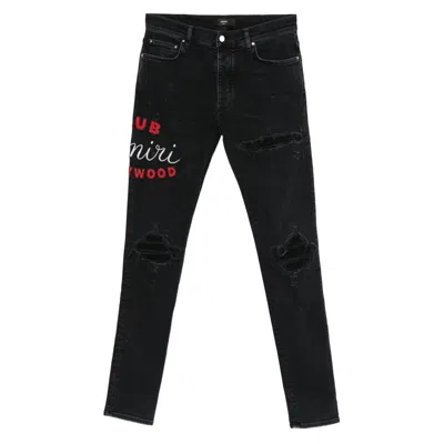 AMIRI AMIRI BLACK DENIM - SKINNY JEANS MEN