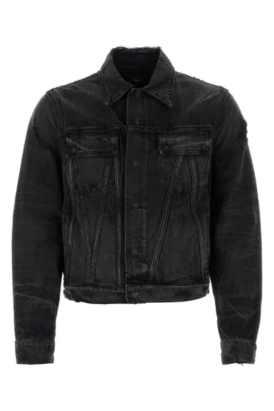 Amiri Jackets And Vests In Black