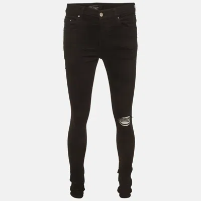 Pre-owned Amiri Black Denim Slim Fit Jeans M / Waist 31.5"