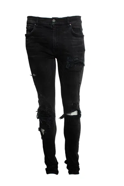 Amiri Black Distressed Jeans