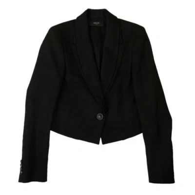 Pre-owned Amiri Black Double Collar Blazer Jacket Size 10/46 $1490