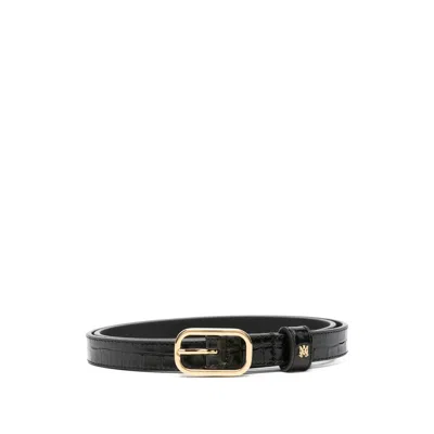 Amiri Black  Gold Belts