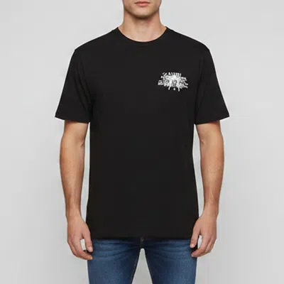 Pre-owned Amiri Black Graphic Print Jersey Crewneck Cherub Text T-shirt M
