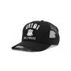 Amiri Structured Black Cap With Embroidered Lettering