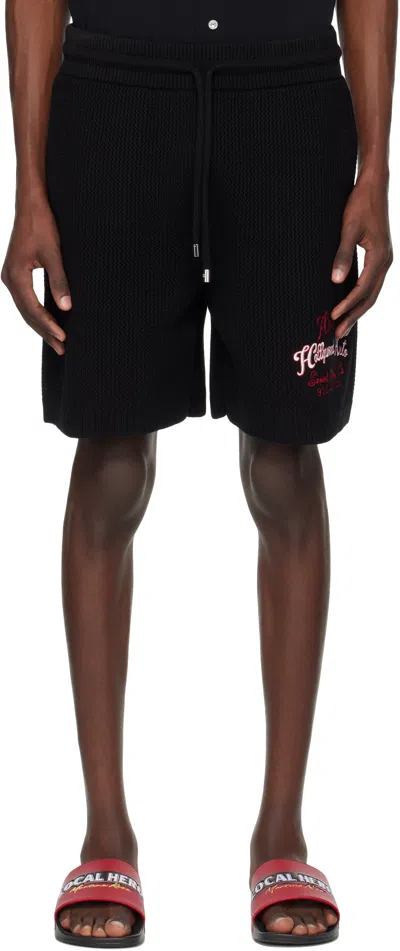 Amiri Black 'hollywood Auto' Mesh Shorts