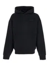 Amiri Black Hoodie With Fixed Hood And Logo Lettering On Front And Rear