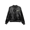 Amiri Men Black Jacket With Logo On The Front And Back In Tech Fabric Man In Black