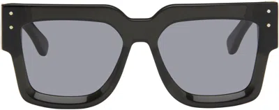 Amiri Black Jumbo 'ma' Sunglasses