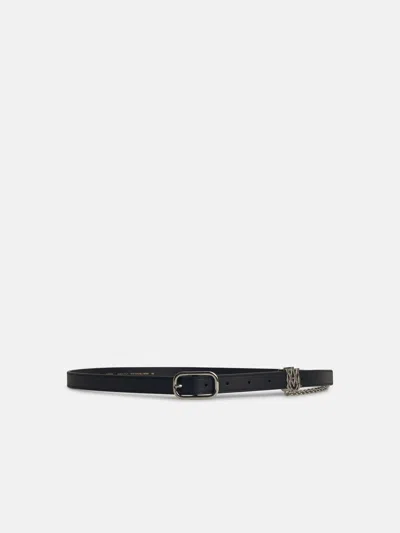 Amiri Black Leather Belt