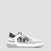 Amiri Grey 'classic Low' Sneakers With Maxi Logo On The Side And Logo Patch On The Tongue In Black