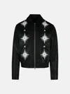Amiri Black Leather Jacket In Black