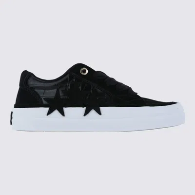 AMIRI BLACK LEATHER SUNSET SKATE SNEAKERS