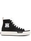 Amiri M. A. Court High-top Sneakers In Black